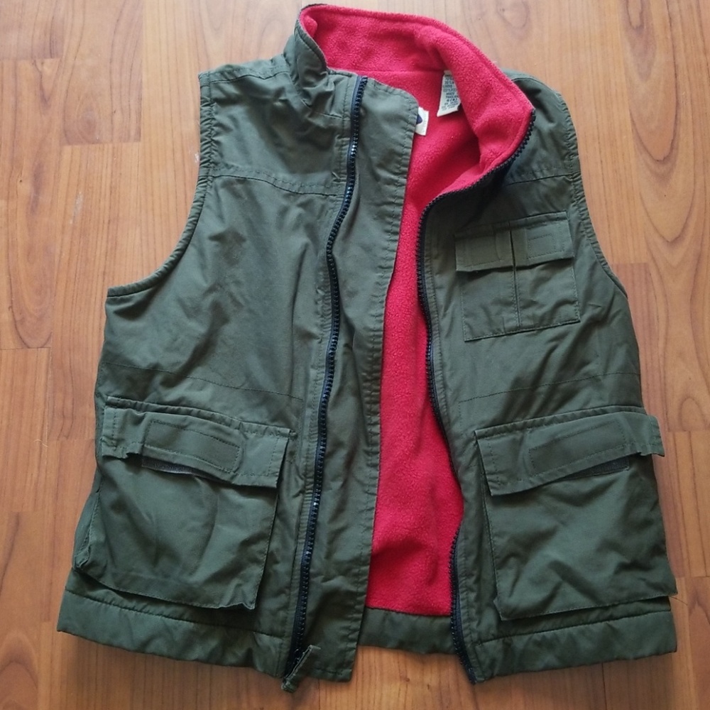 Fleece lined vest